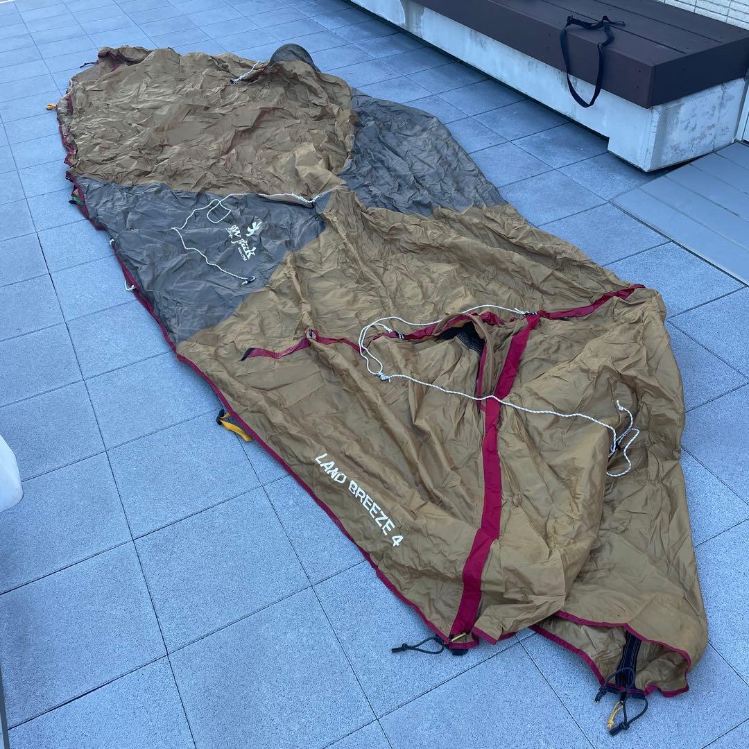 snow peak ランドブリーズ 4 + コールマン レジャーシート