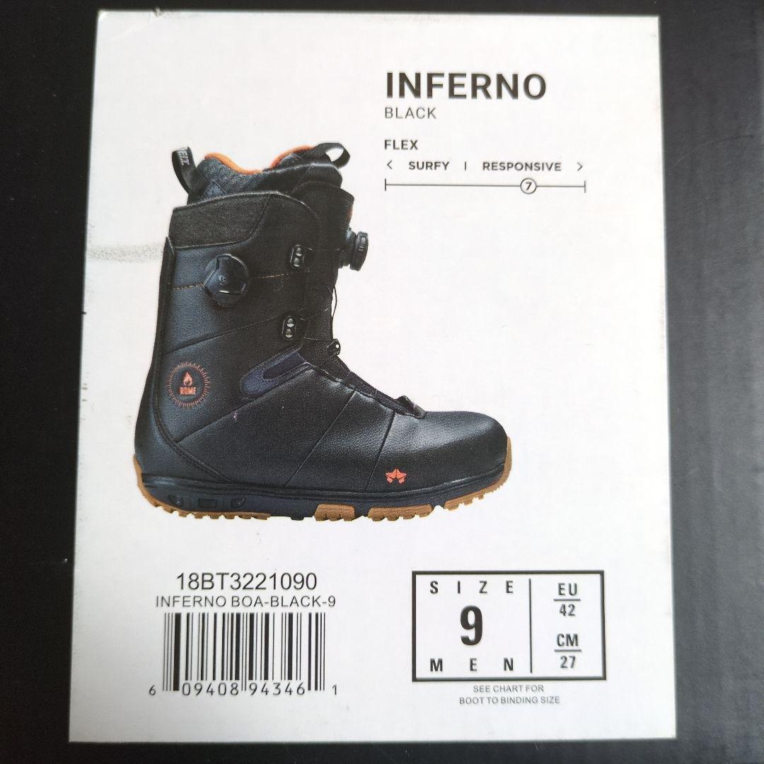 ROME SDS INFERNO スノーボードブーツ ローム 27cm SDS ROME INFERNO