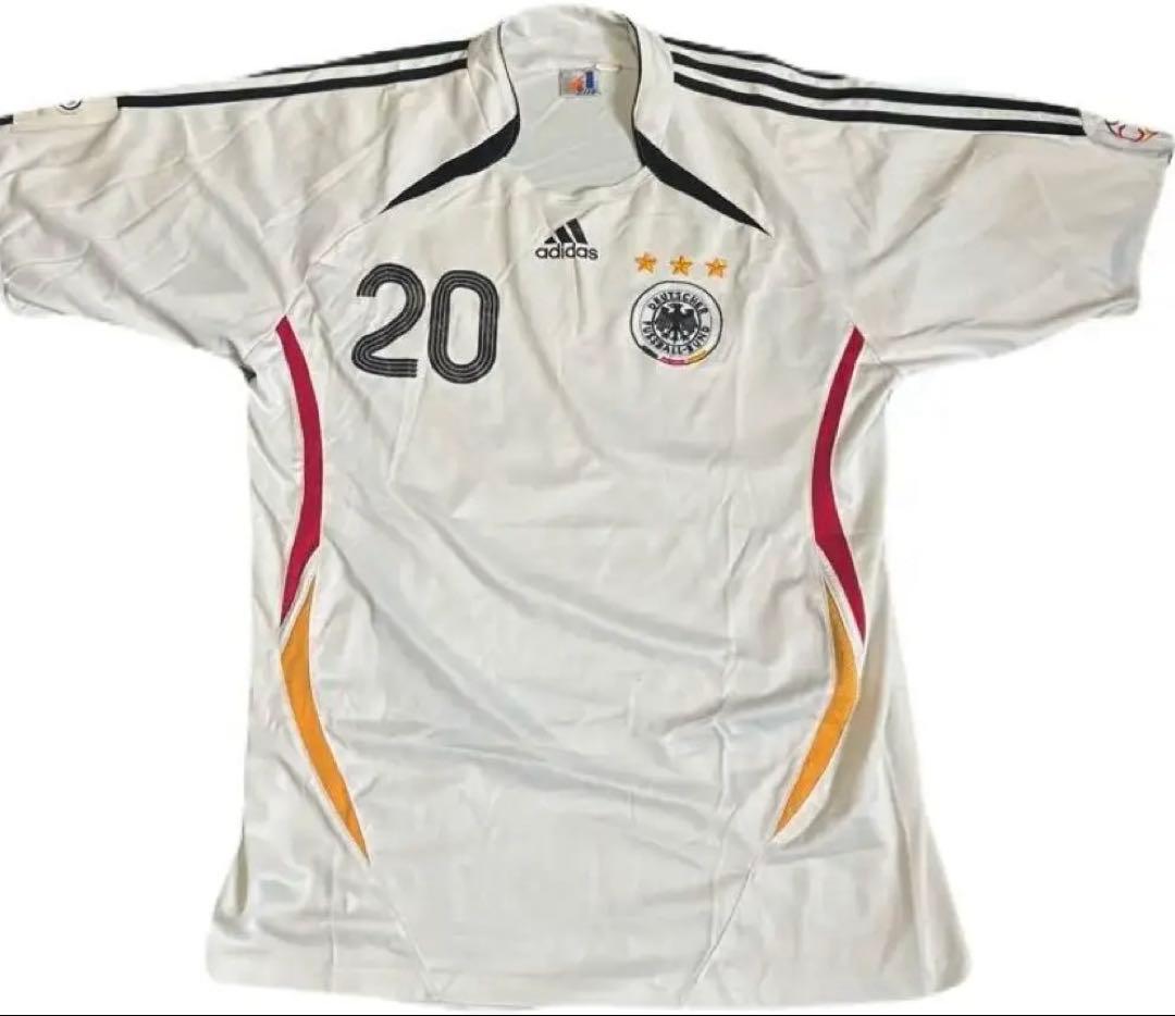 ドイツ代表 2006 adidas ホーム 06W杯パッチ付き シャツ M 20 - メルカリ
