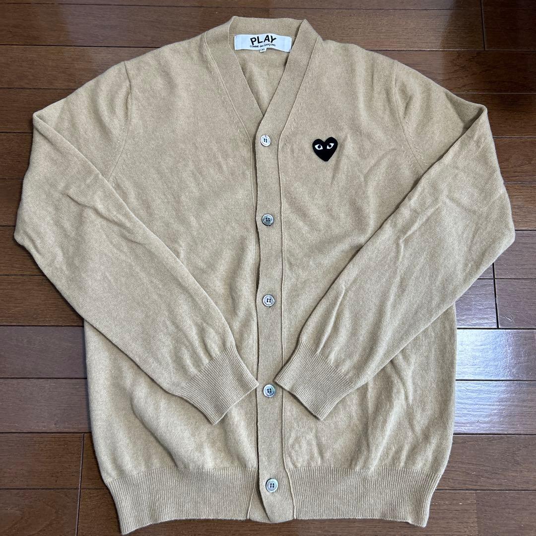 PLAY COMME des GARÇONS ベージュカーディガン XL 楽天市場】【COMME des GARCONS】コムデギャルソン PLAY ハートロゴ