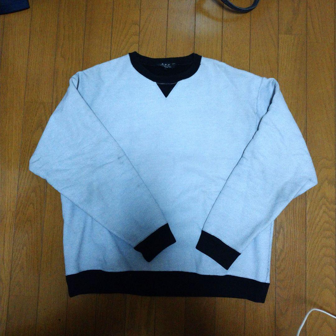 90s APC フランス製 トレーナー A.P.C.(アーペーセー) 90~00'sプリントスウェットプルオーバー L
