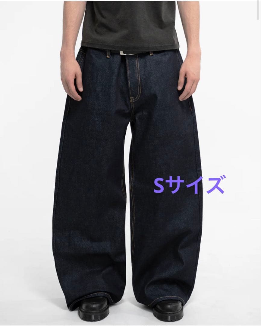 パンツ MENES Janome Raw Baggy Jeans - Indigo MENES Janome Raw Baggy Jeans - Indigo