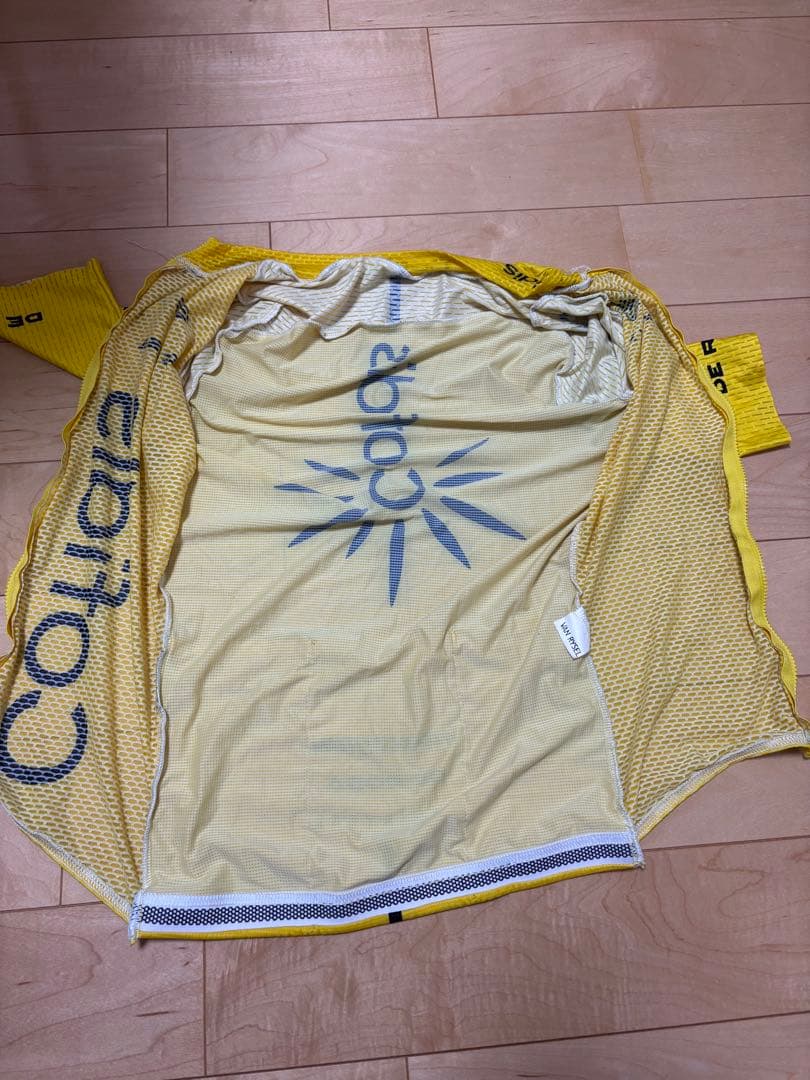 Cofidis イエロー サイクルジャージ 選手支給品 - メルカリ