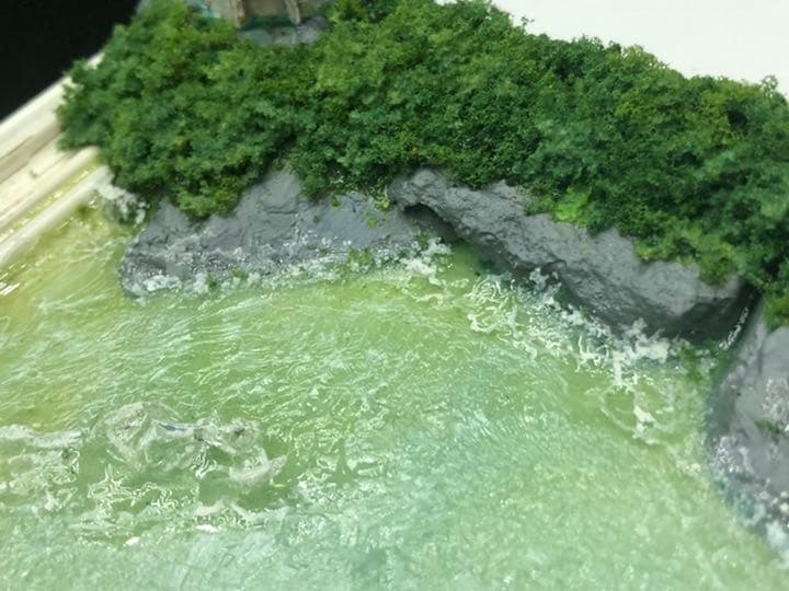 灯台のある風景 ジオラマ