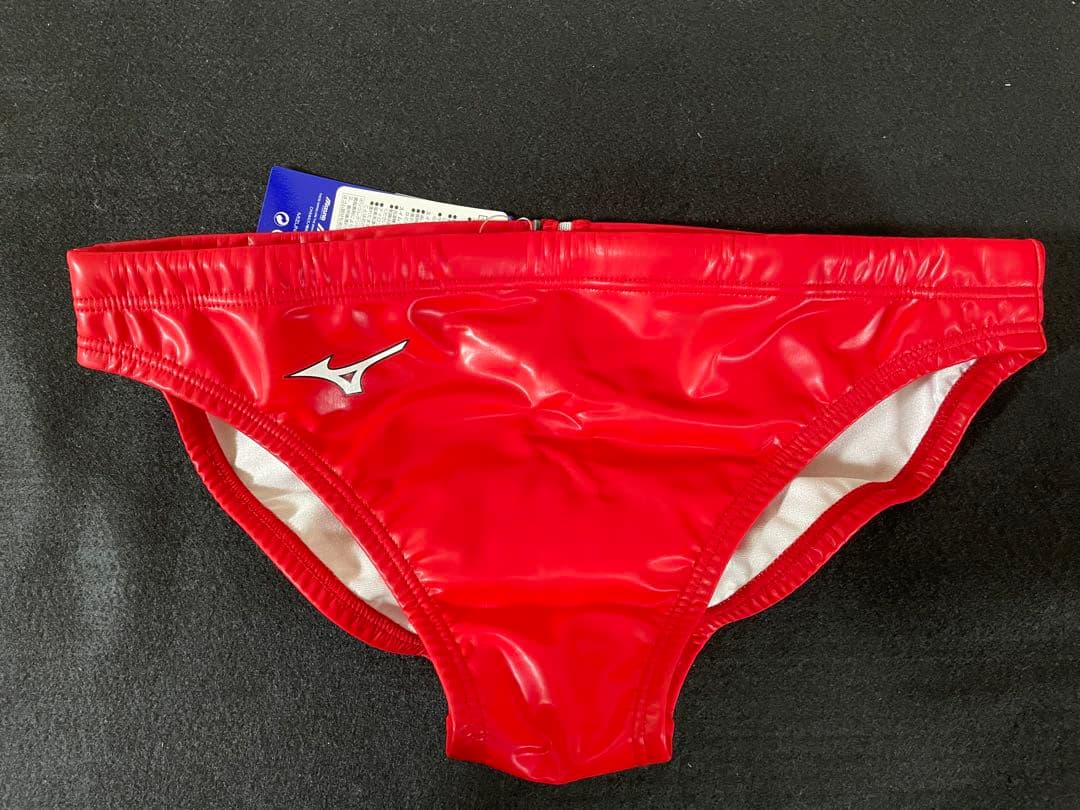 Mizuno 競泳水着 レッド M ウォーターポロVパンツ水球 MIZUNO（ミズノ） カスタムオーダー受注生産 メンズジュニア