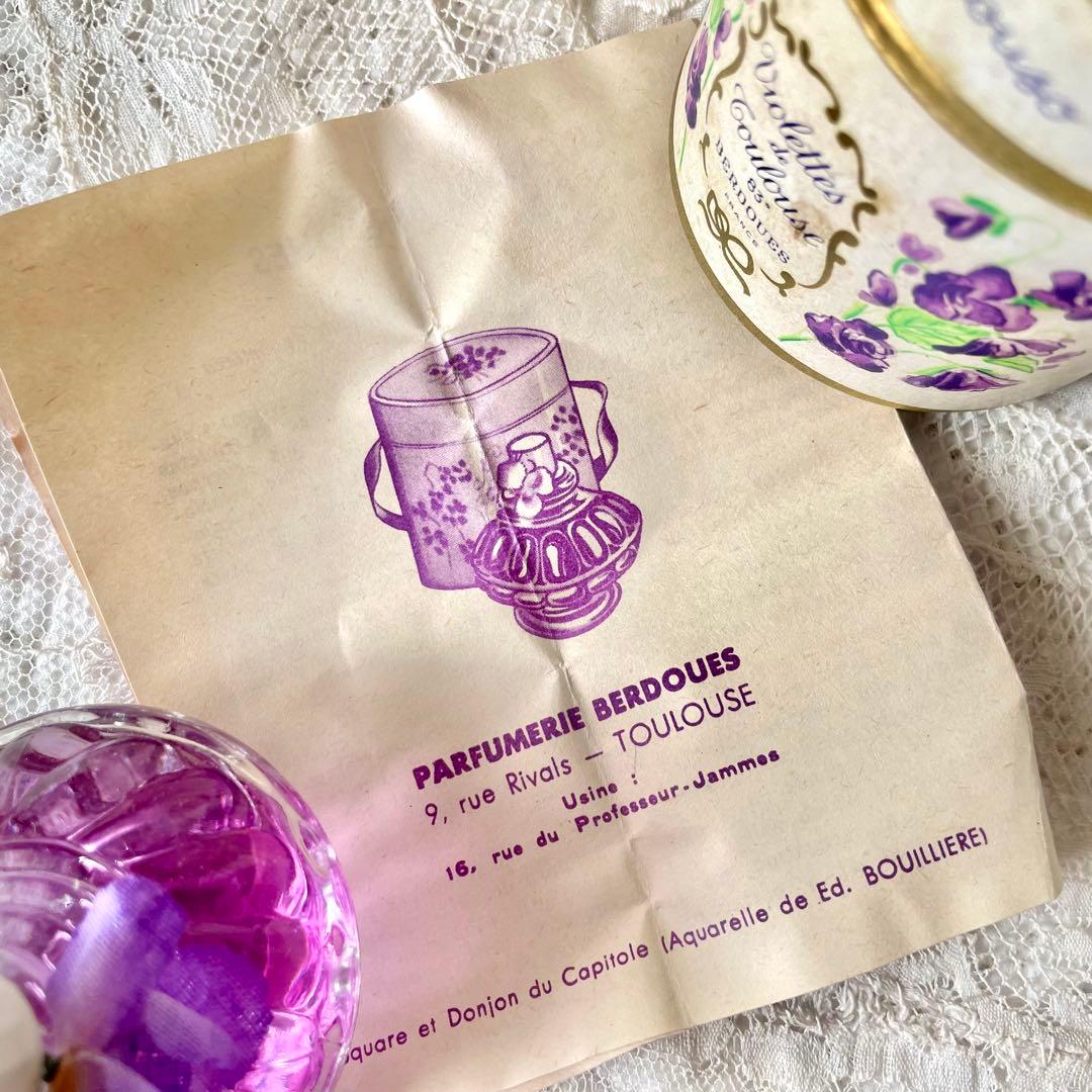 トゥルーズすみれのオードトワレボックス&説明書付きフランス
