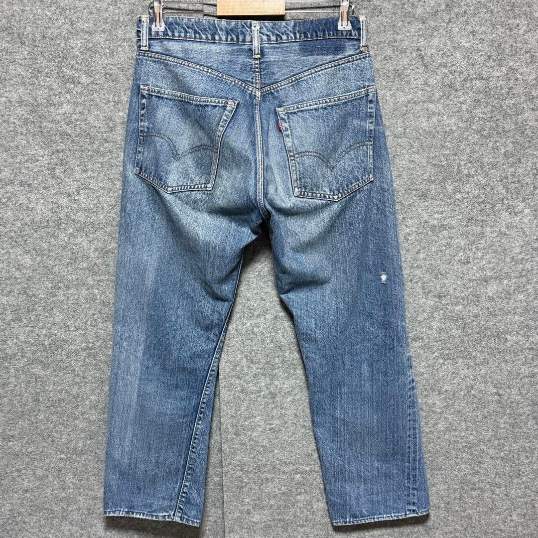 60s BIGE Levis 505リペア無デニムパンツボタン裏542TALON - メルカリ