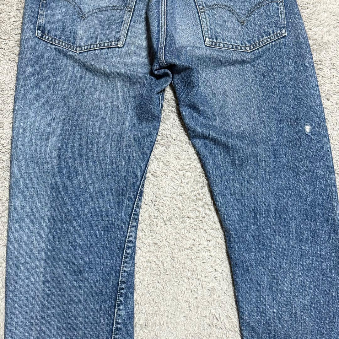 60s BIGE Levis 505リペア無デニムパンツボタン裏542TALON - メルカリ