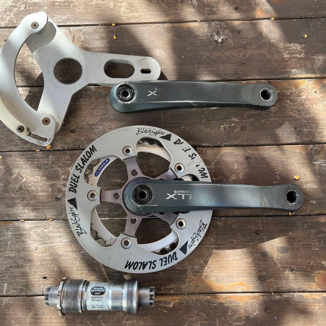 Shimano XTRクランク BBセット　M-951 M-952 Shimano XTR M950/951/952 Crank Spider 110/74BCD 104/64BCD | eBay