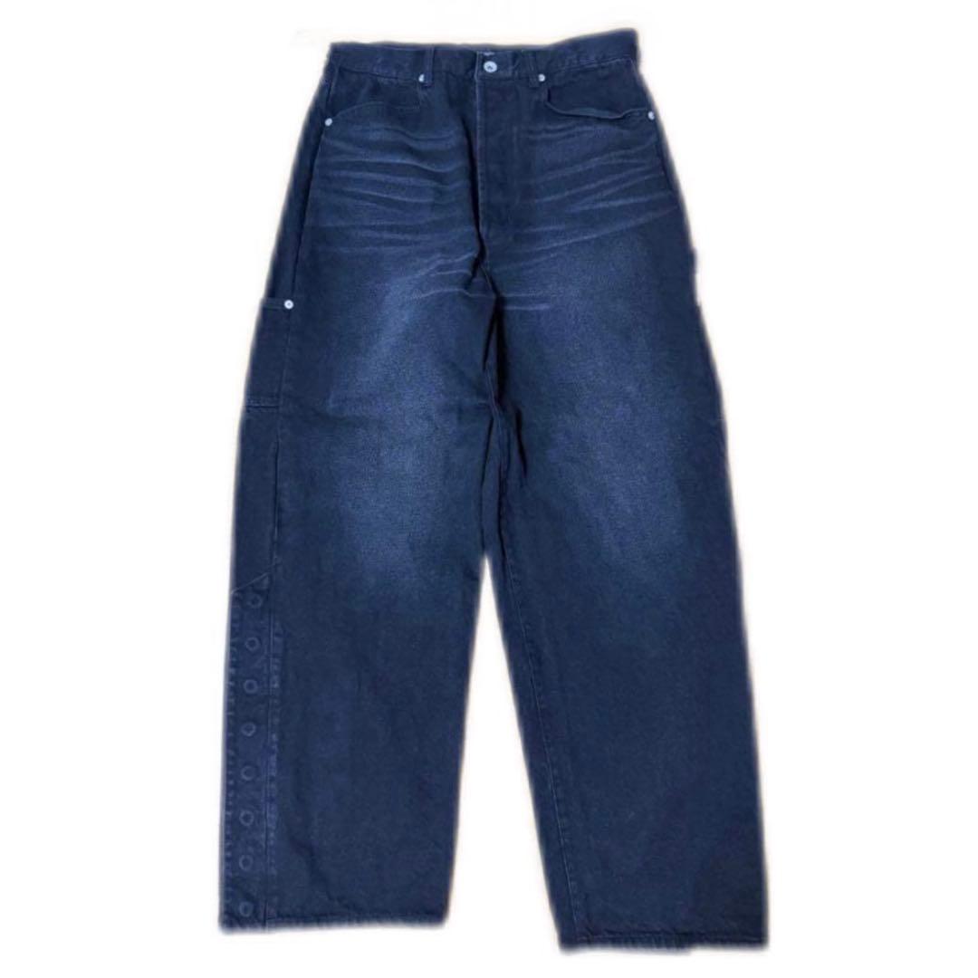 NO MASS PROD 009VTG DIRTY BAGGY JEANS