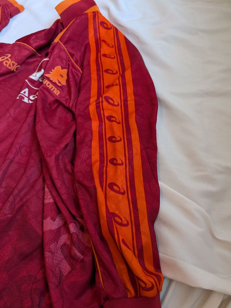 貴重な長袖！】フランチェスコ・トッティ/ ASローマ/H/95-66モデル