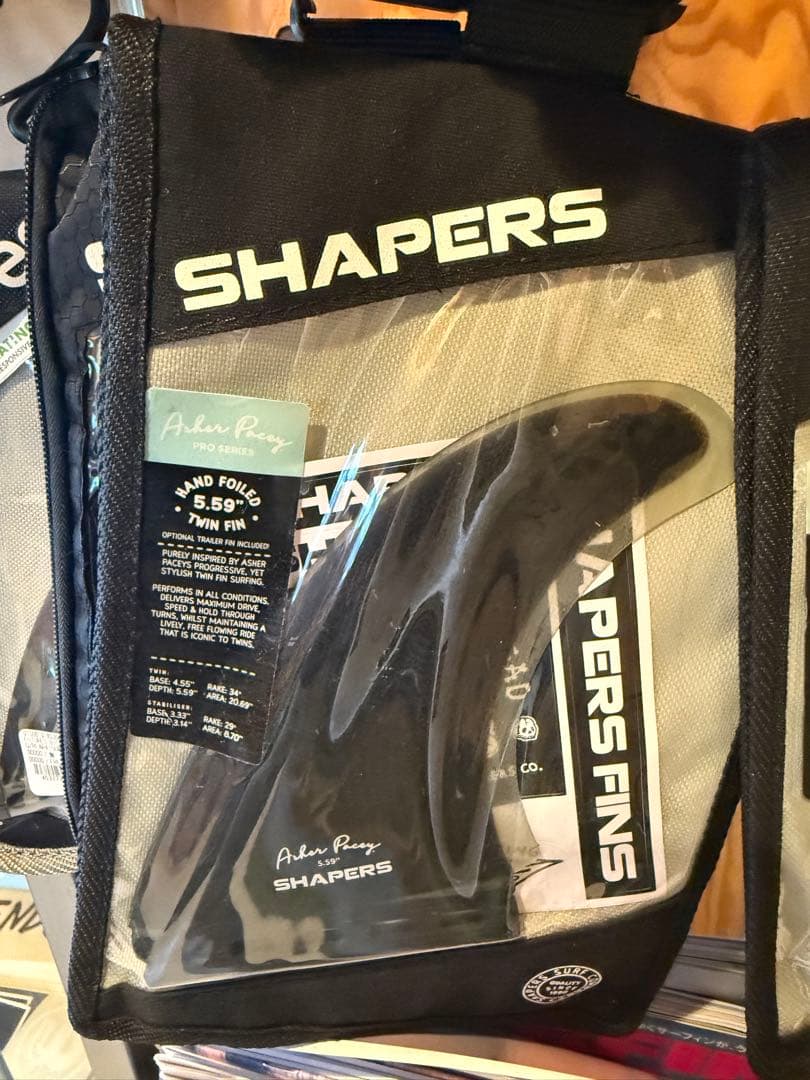 サーフィン・ボディボード SHAPERS AP FIN SHAPERS FIN フィン シェイパーズフィン AP 5.59 ASHER PACEY