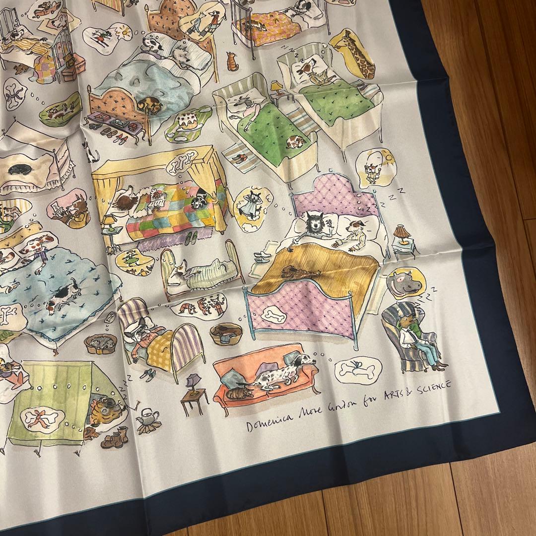 arts&science ホリデー限定 シルクスカーフ arts&science のホリデー