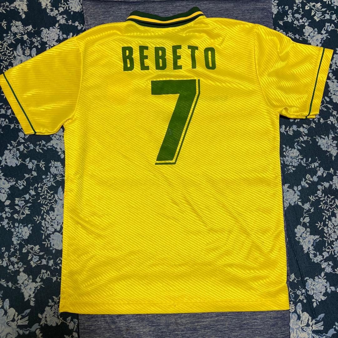 u*0様 UMBRO BEBETO ブラジル代表 ユニフォーム ゲームシャツ - メルカリ