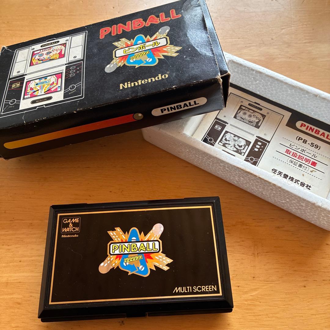 任天堂 ゲームウォッチ ピンボール PB-59 レトロ 液晶ゲーム】ピンボール ゲームウォッチ 任天堂 Nintendo PB-59
