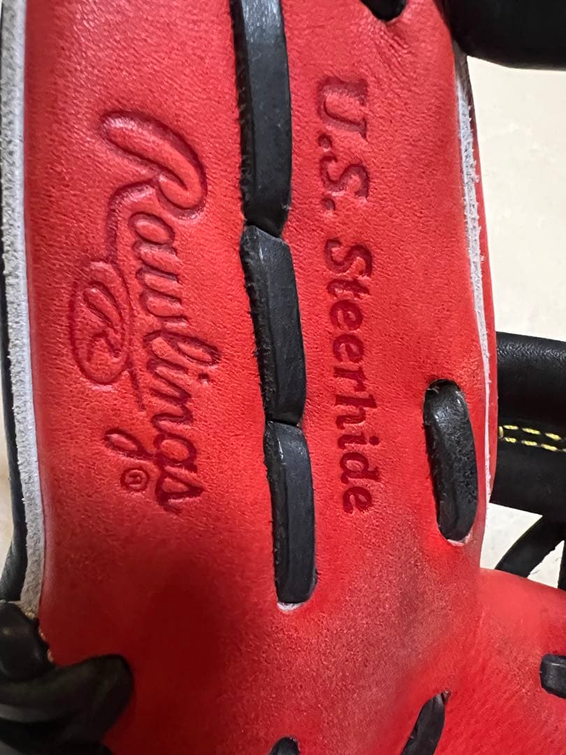 ローリングス 硬式用 グローブHOH R2G 内野手用 赤 レッド USA製