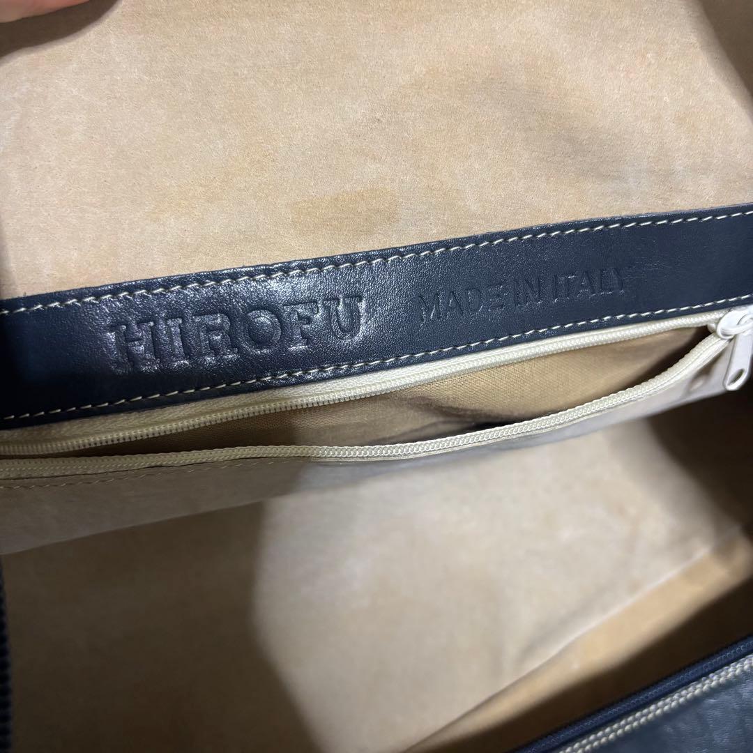 yuka様 HIROFU ヒロフ ボストンバッグ Hロゴ型押し オールレザー