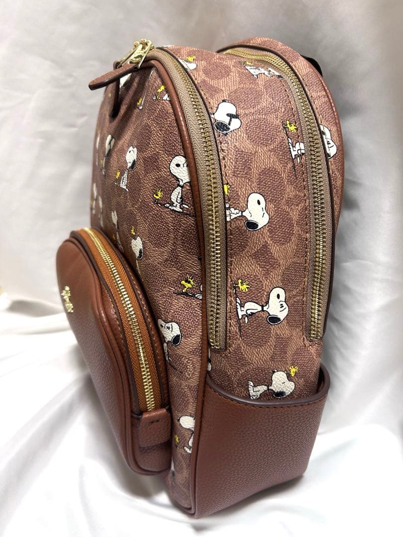 COACH×スヌーピー ブラウンバックパック