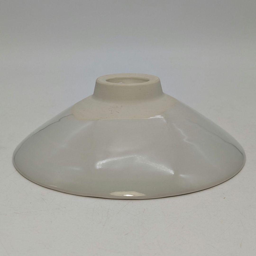 加藤巌 京焼 染付茶碗 共箱 木葉文 清水焼 抹茶碗 抹茶茶碗