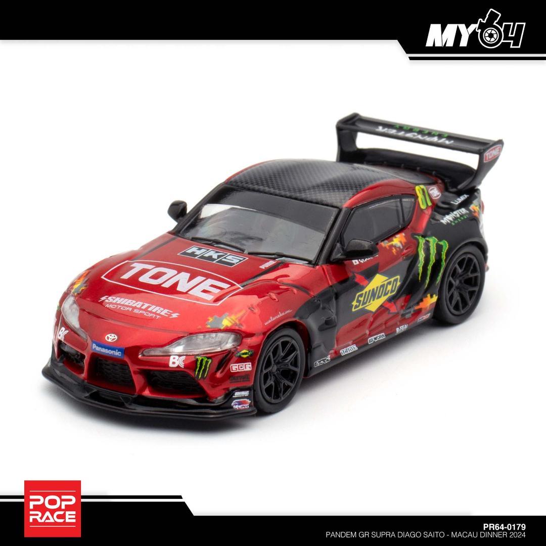 ポップレース 1/64 パンデム GR スープラ D1 GP 斎藤大吾 - メルカリ