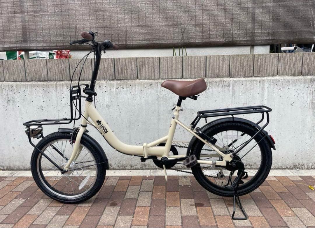 ロゴス 折りたたみ自転車 20インチ 引き取り対応可能 説明書 販売証明