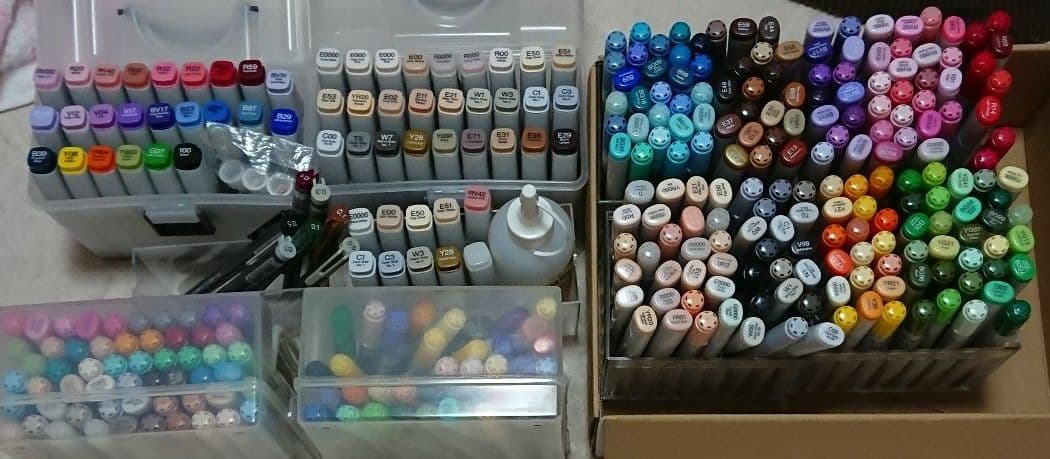 コピック 大量 バリオスインク 新製品】リニューアルしたコピックの補充液「コピックインク」。全358