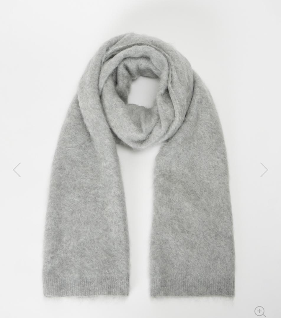 未使用☆ASAUCE MELER｜定価5万 カシミヤファーニットストールマフラー