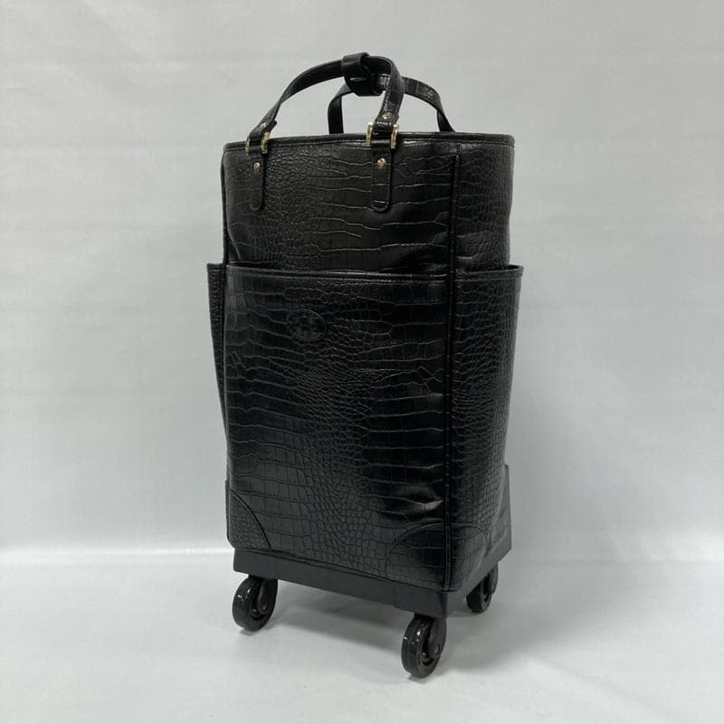 スワニー/クロコ型押し/4輪キャリーバッグ/ゴムタイヤ/トップオープン SWANY（スワニー） キャリーバッグ フォーモ クロコ M21 4輪ストッパー