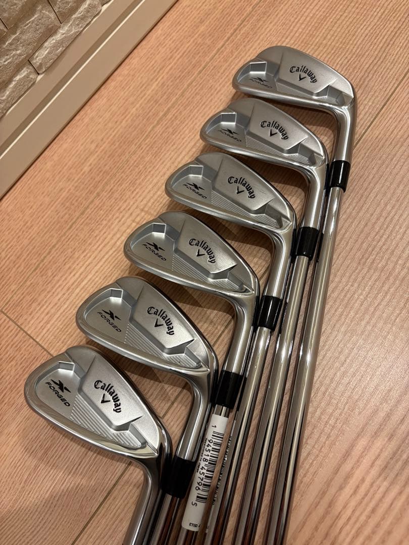 Callaway キャロウェイ X FORGED STAR 2021 6本セット Callaway キャロウェイ 中古アイアンセット X FORGED STAR (2021) 6本