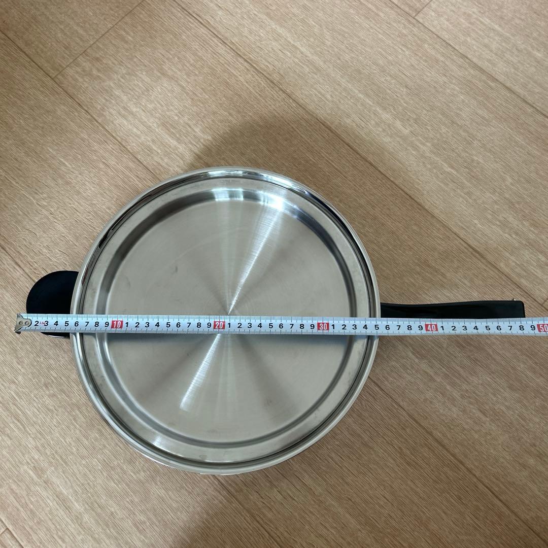 pal 無水鍋　蓋付きフライパン 30cm 《IH非対応》