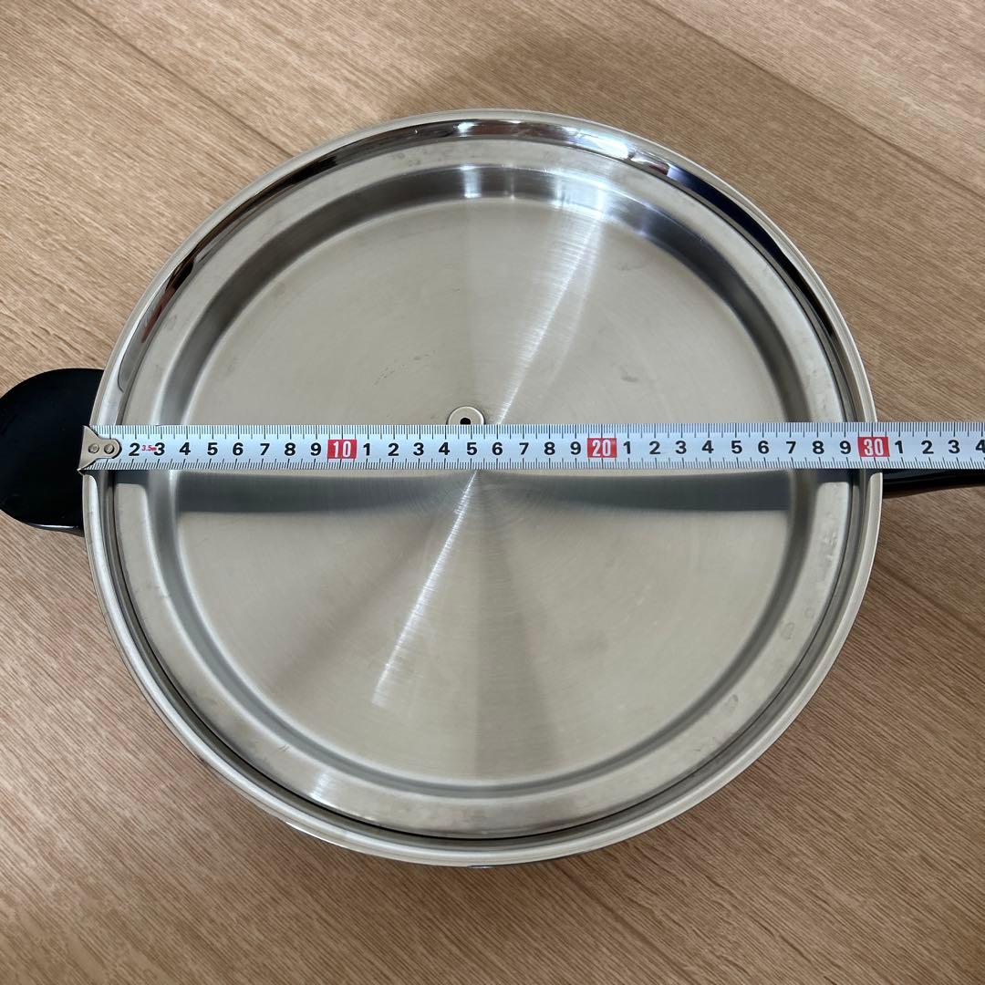 pal 無水鍋　蓋付きフライパン 30cm 《IH非対応》