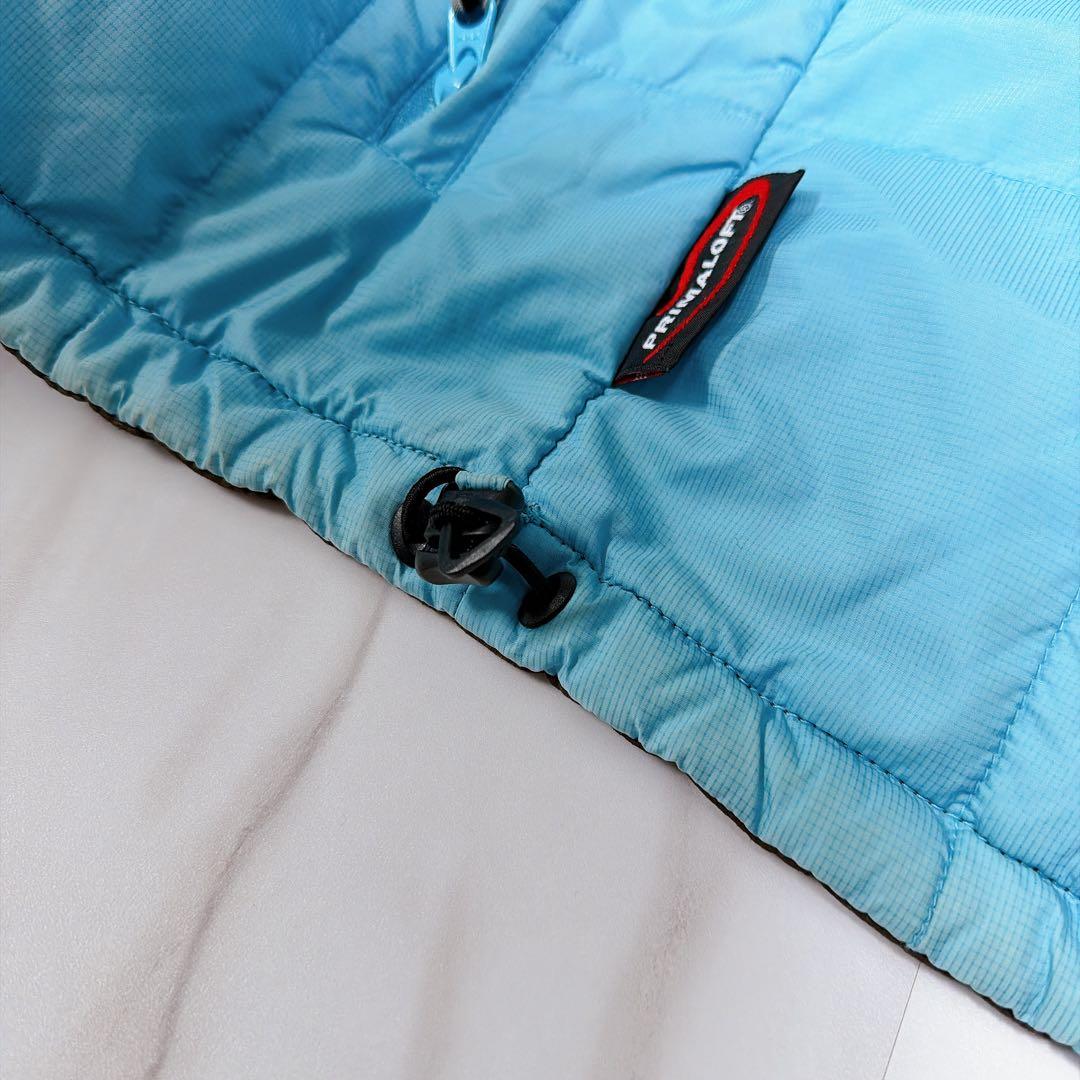 《人気カラー》コロンビア リバーシブルダウン プリマロフト 短丈 ブラウン L