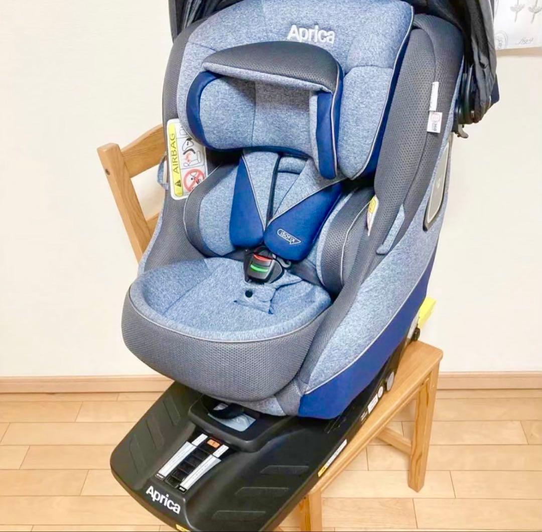 極美品】アップリカチャイルドシート クルリラプラス360°セーフティ