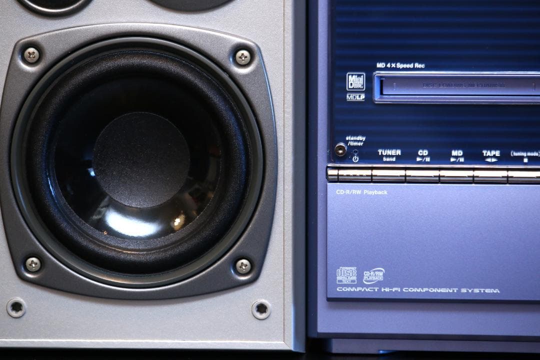 KENWOOD SL3MD CD/MD/TUNER/TAPE コンポ 完動品 - メルカリ