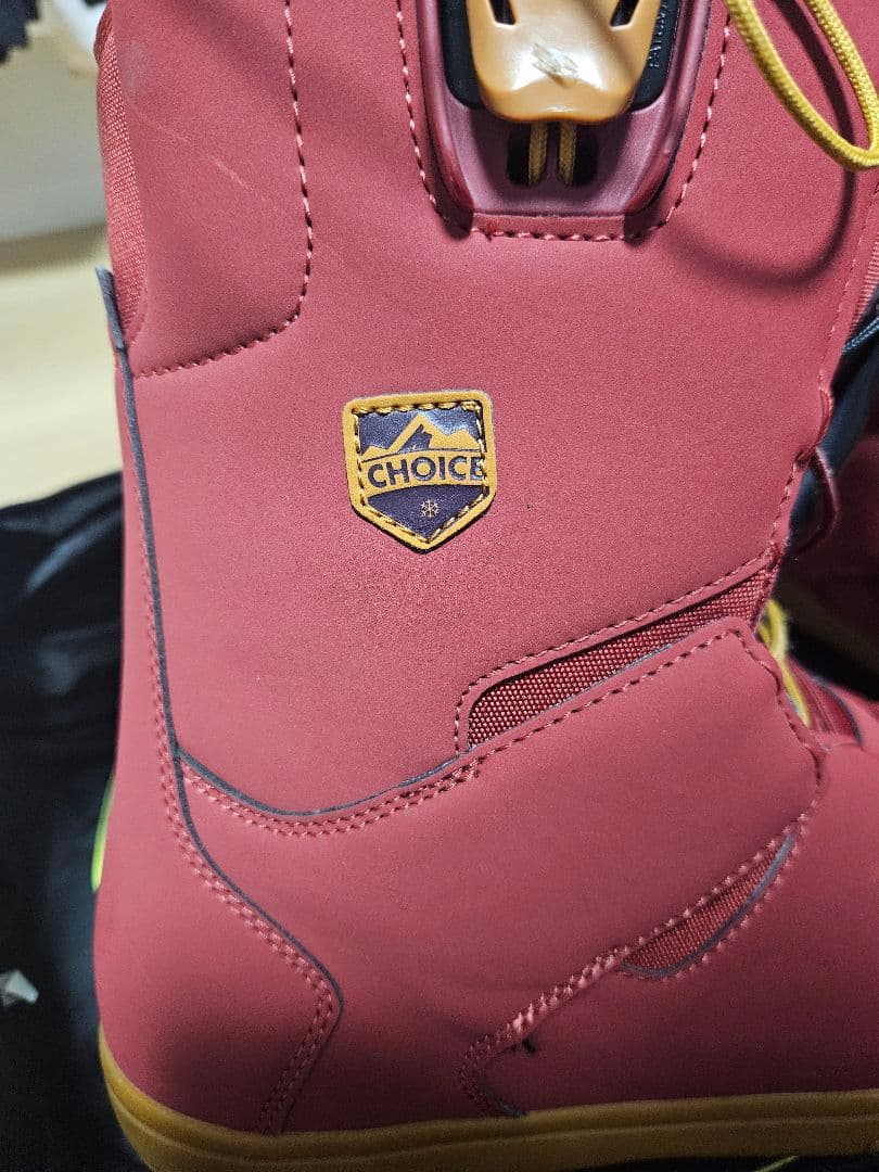 DEELUXE CHOICE スノーボードブーツ レッドDEELUXE スノーボード