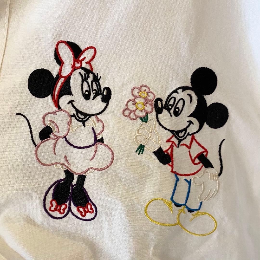 なつめ様【ディズニー×マウジー】ミッキー ダンガリー シャツ 刺繍の