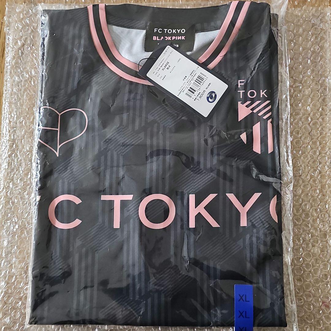 FC東京×BLACKPINK ブラック コンフィットTシャツ XLサイズ