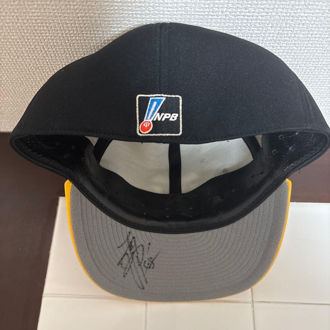 送料無料】阪神タイガース'06 48 相木崇 NPBサイン入りキャップ 59㌢