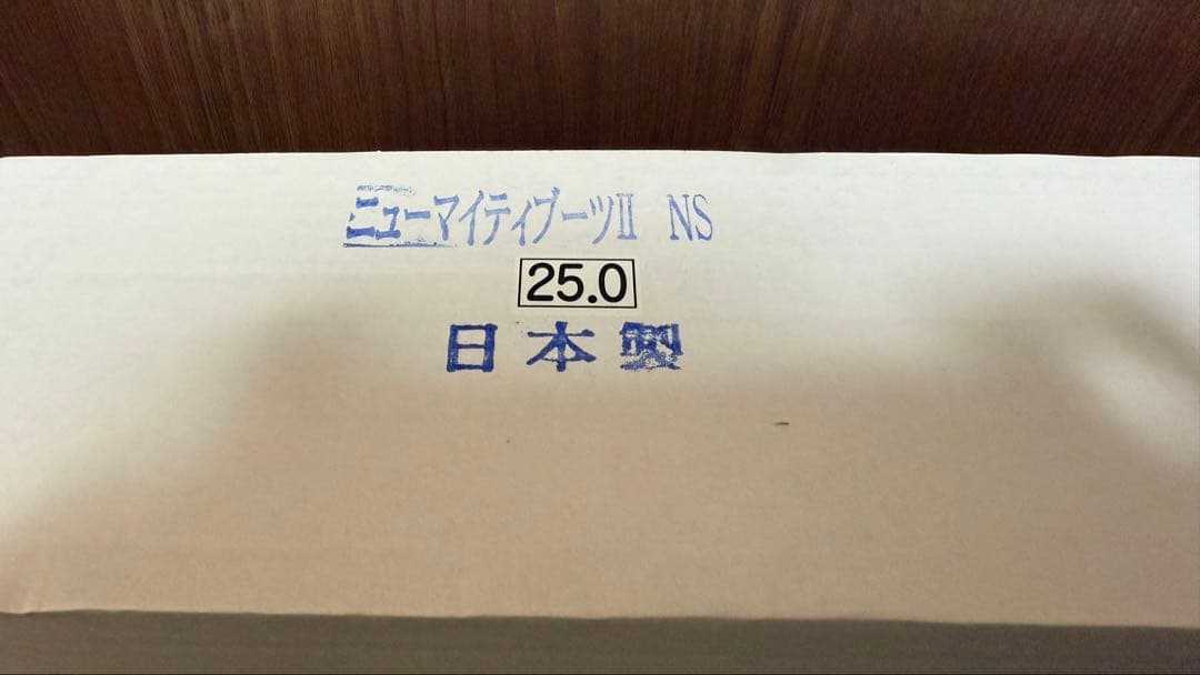 【新品未使用】ニューマイティブーツII NS 25.0cm