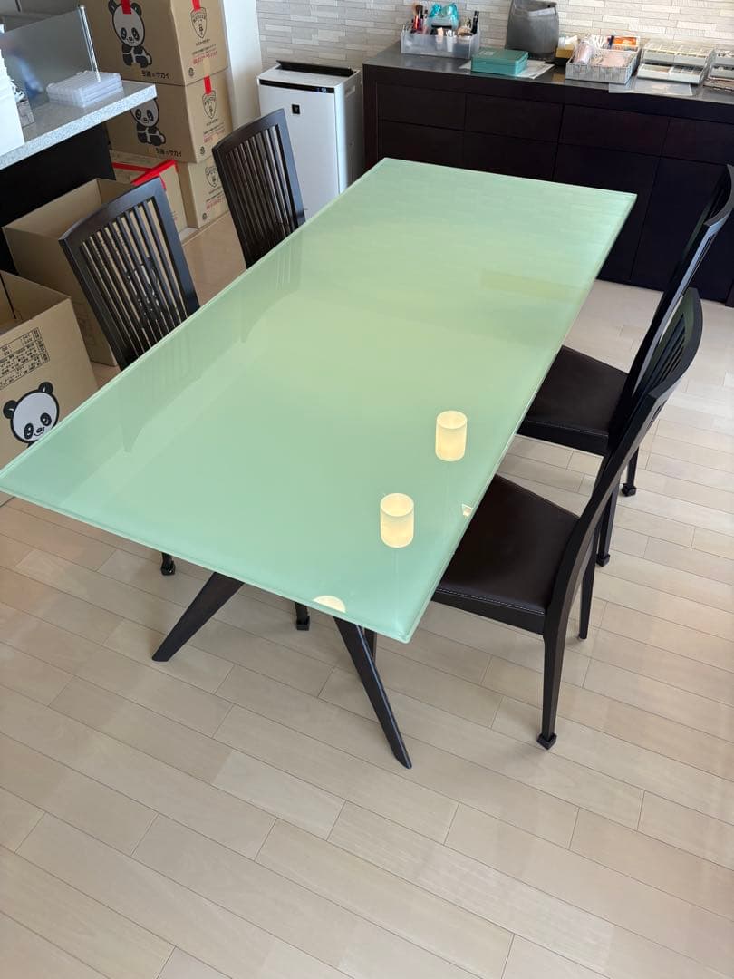 カリガリス　トーキョー　ガラス天板　ダイニングテーブル ダイニングテーブル Calligaris(カリガリス) TOKYO(トウキョウ) ガラス