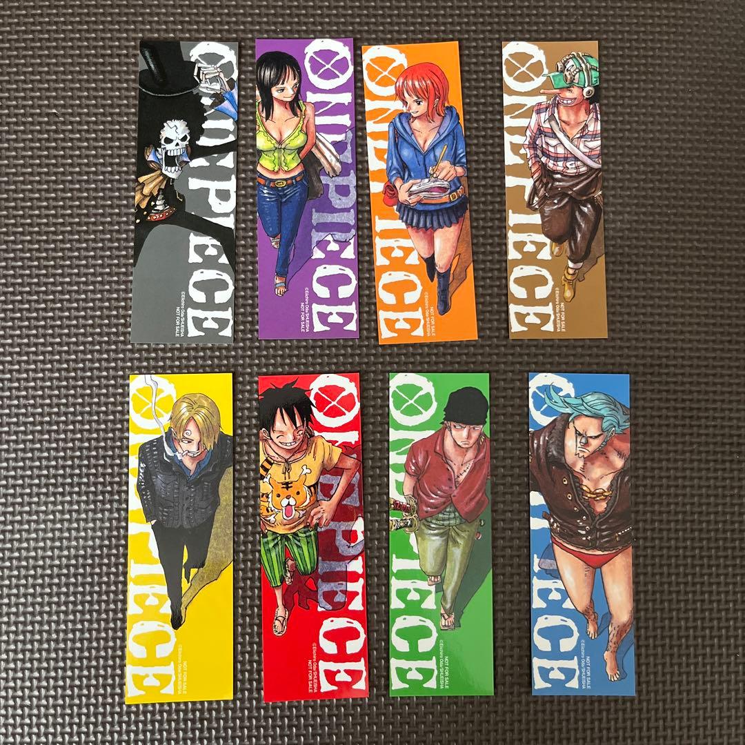 ONE PIECE ワンピース しおり 8枚セット - メルカリ