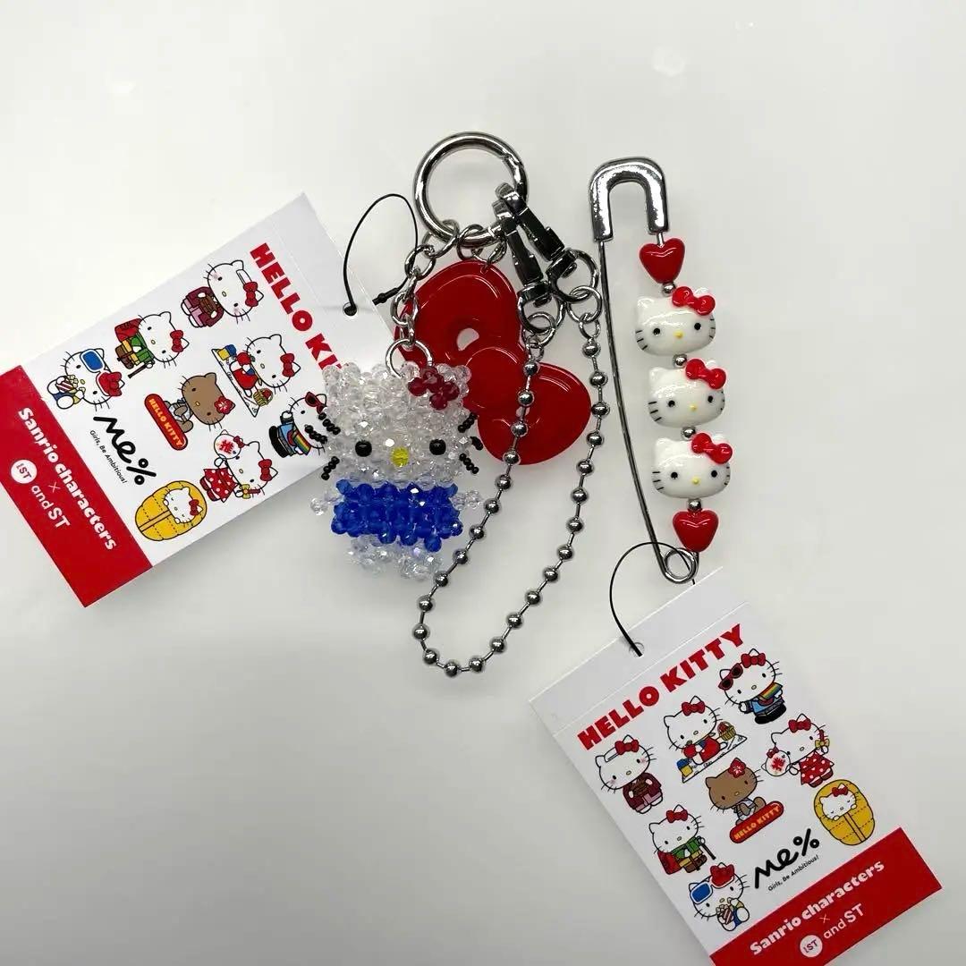 Me% キティ ビーズキーチャーム ローリーズファーム - メルカリ