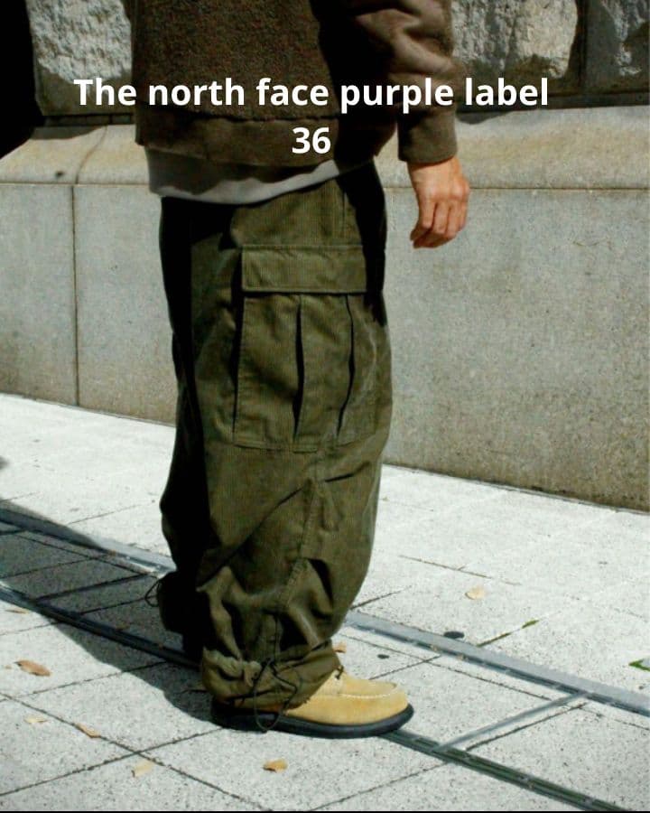 ノースフェイス パープルレーベル コーデュロイカーゴパンツ 36