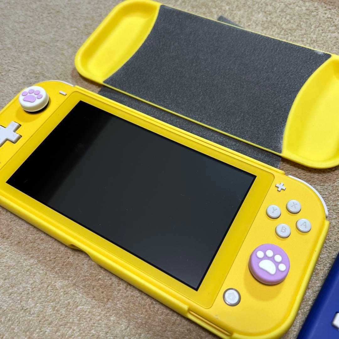 ペア割】Switchlight 本体のみ2台 イエローブルー 保護シー