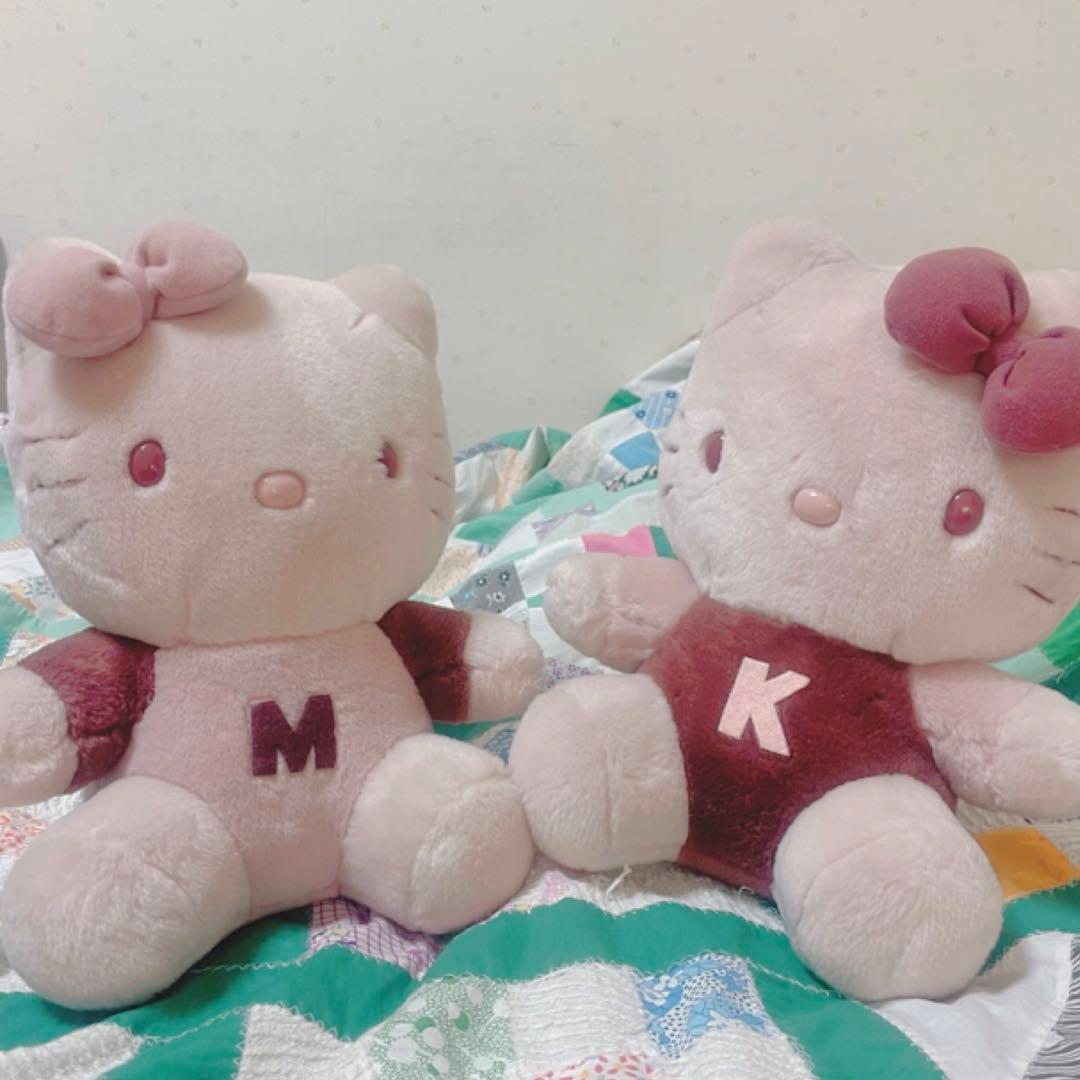 昭和レトロ レア サンリオ キティちゃん ミミィちゃん ぬいぐるみ