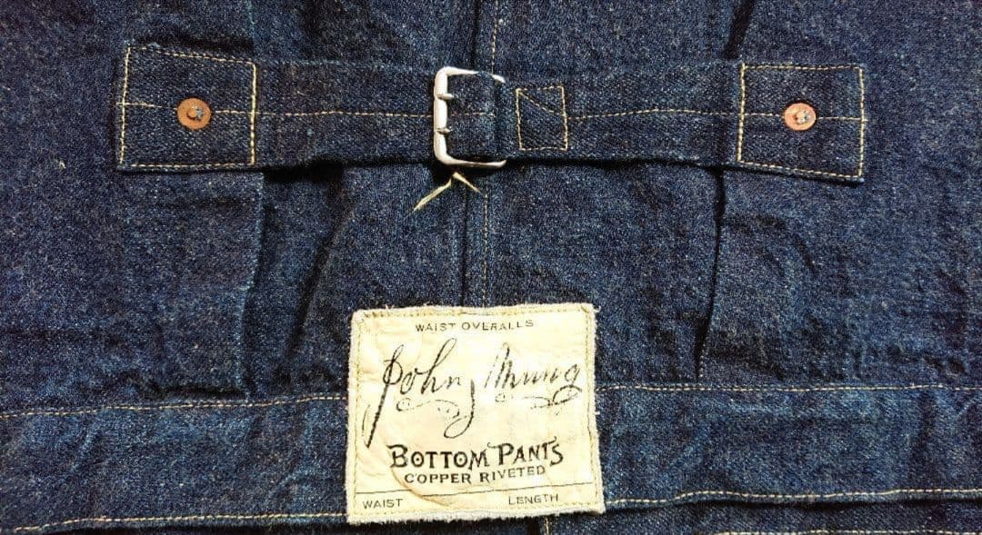 初代 ジョンマンデニム レア黄色ステッチ吉井和哉 new manual 藤原裕