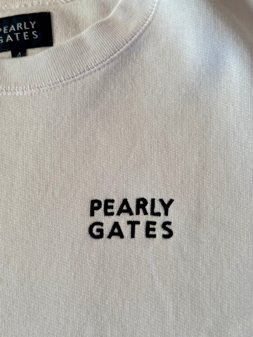 PEARLY GATES ミッキーマウスコラボ トレーナー サイズ4 裏起毛 PEARLY