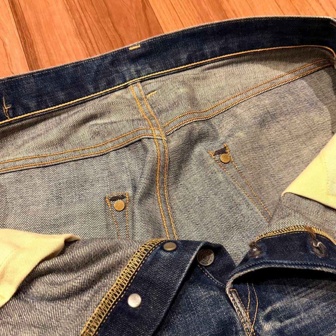 雰囲気最高！LEVI'S 501XX 1955 W34【鬼ヒゲ！ハチノス】 - メルカリ