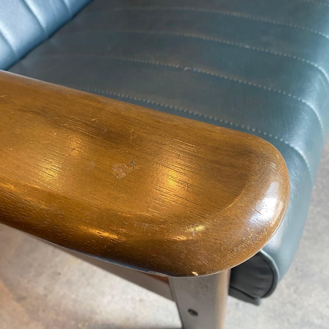 karimoku カリモク 1人掛けソファ 1シーター ネイビー紺 - メルカリ