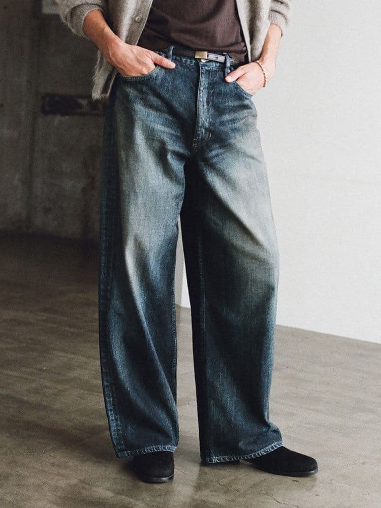 LIDNM】Heritage Slub Denim Pants - メルカリ